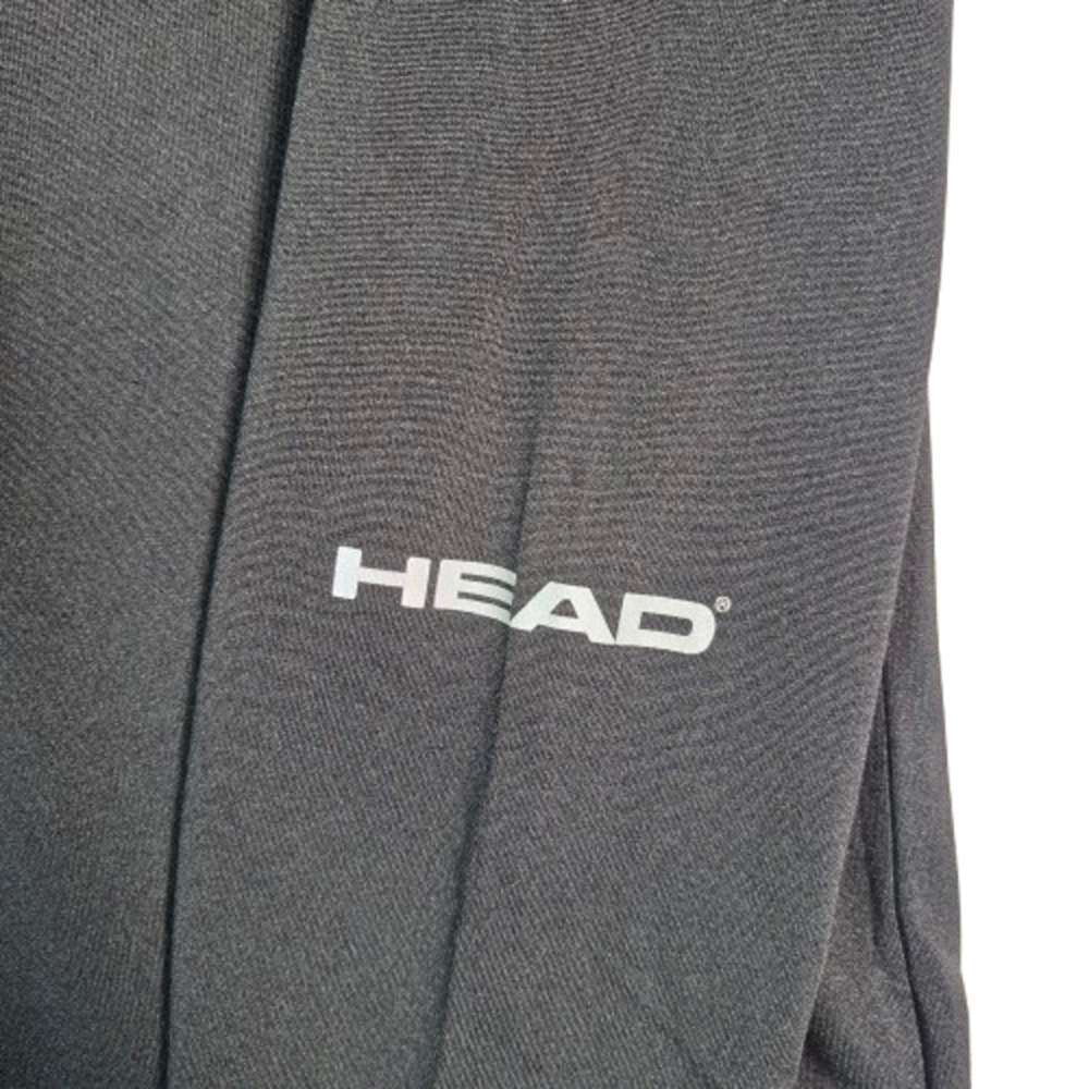 HEAD Black 1/4 Zip High Neck Athletic Longsleeve Shirt Mens Size M